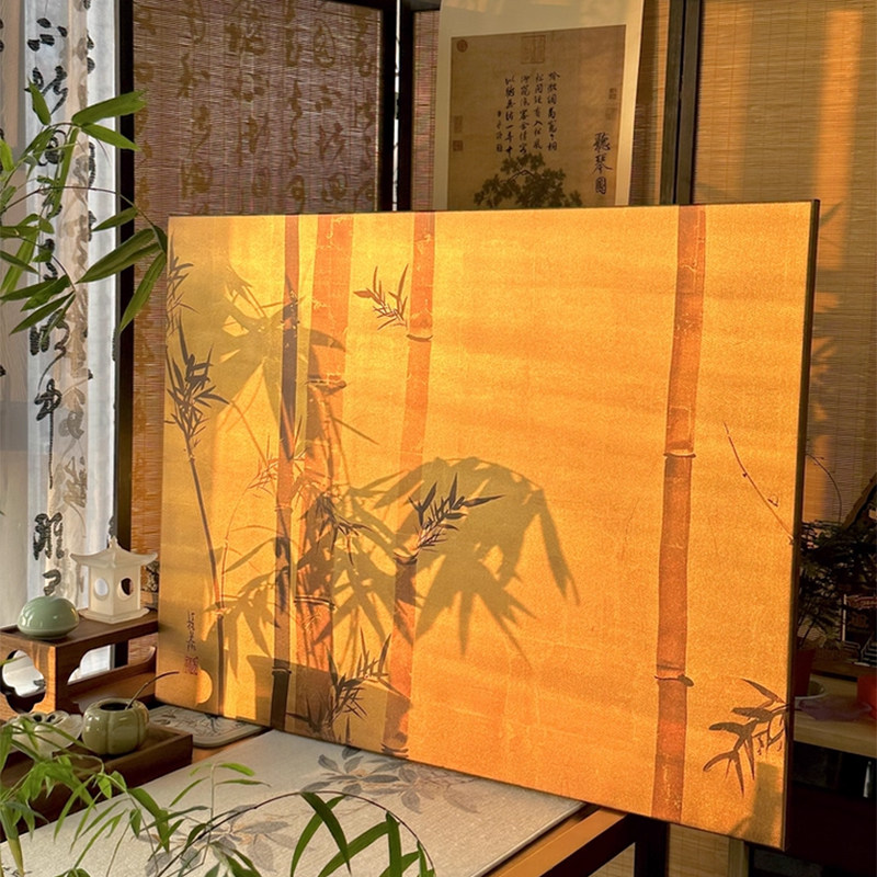 Japanese Living Lifestyle - Nuova pittura antica in lamina d'oro
