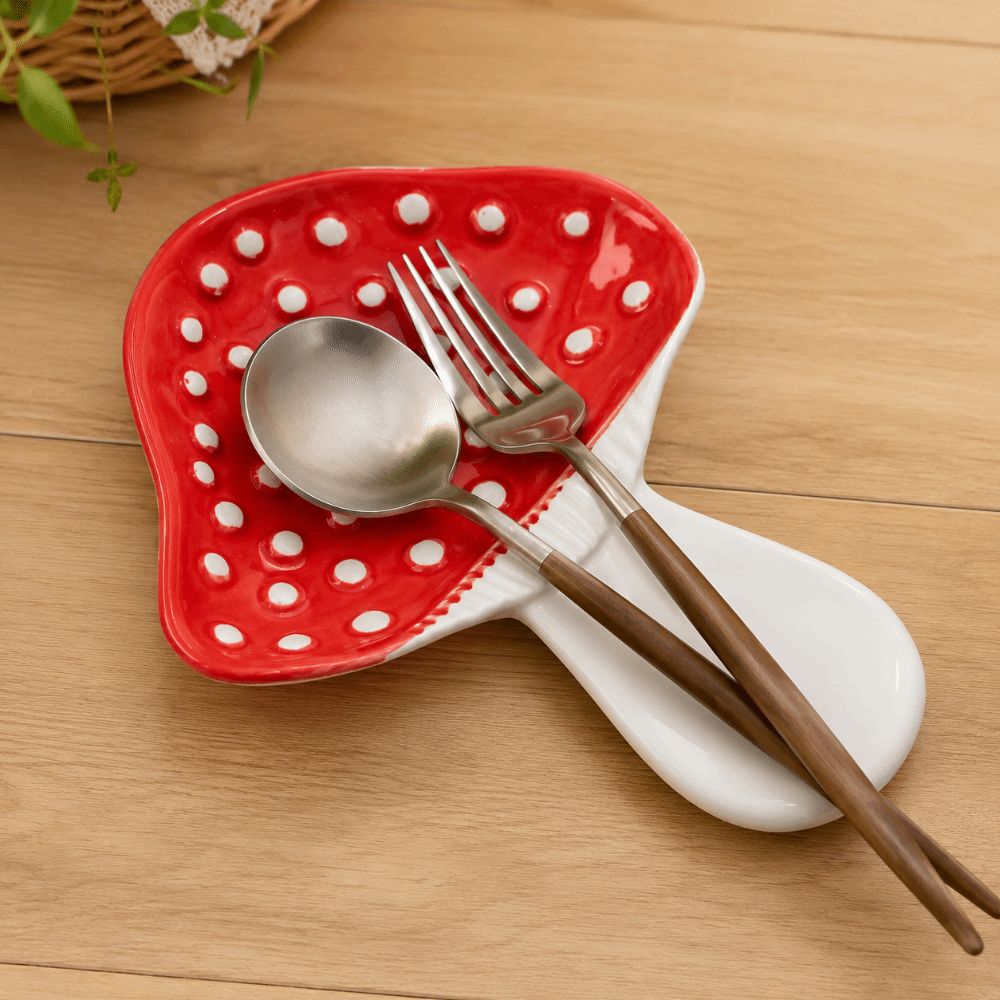 Chopstick Rest Ceramic - Portacucchiaio in ceramica a forma di