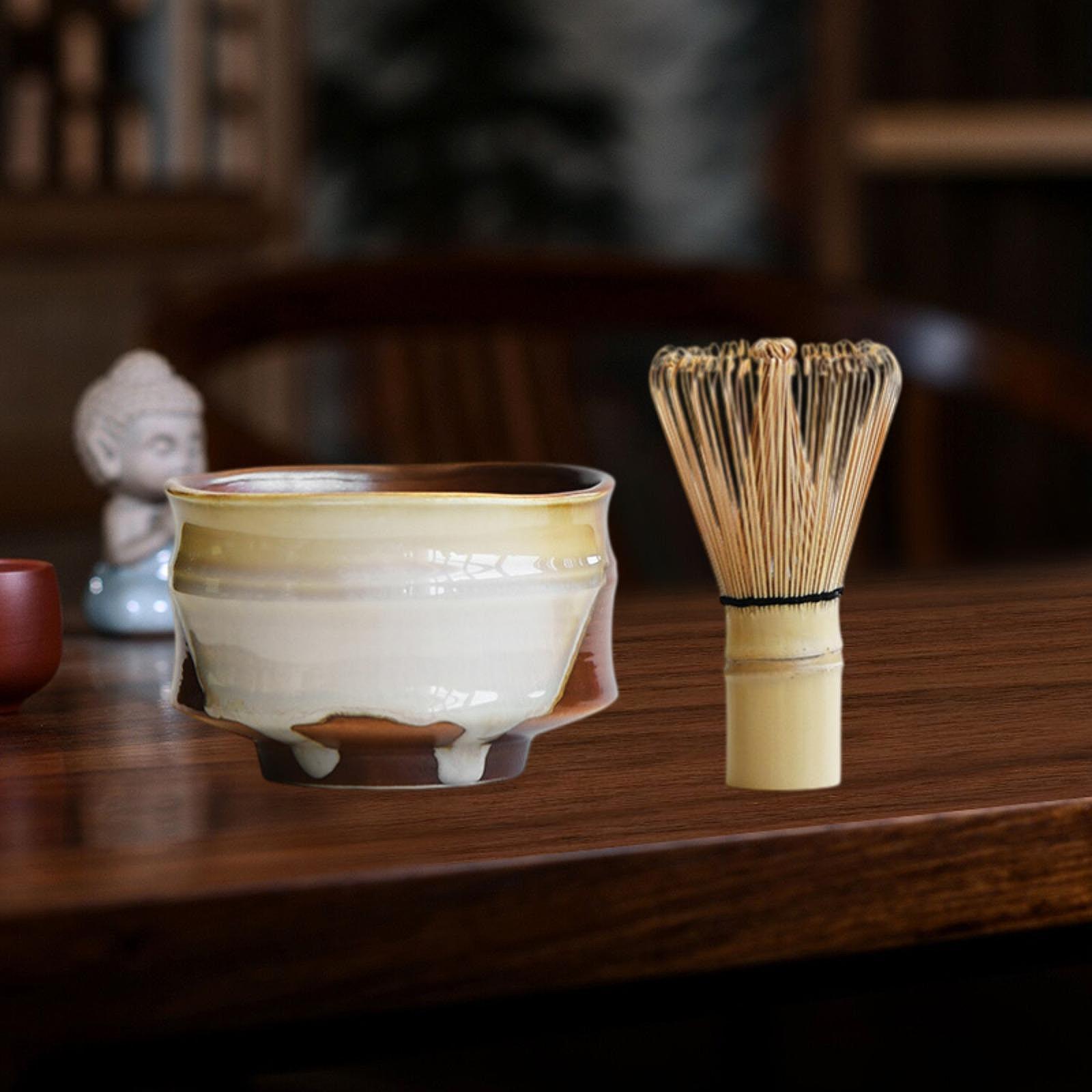 Matcha Bowl Chawan - Ciotola per Matcha in Ceramica, Set