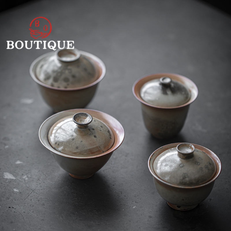 Matcha Bowl Chawan - Retro legna da ardere Change Kiln