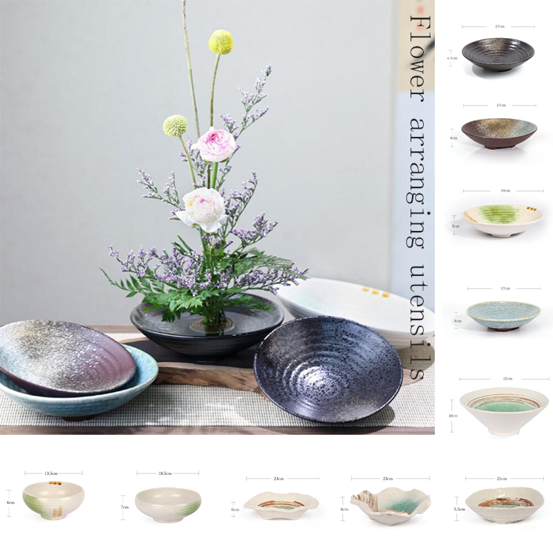 Ikebana Vase Kenzan - Giapponese rana vaso Bouquet di ceramica