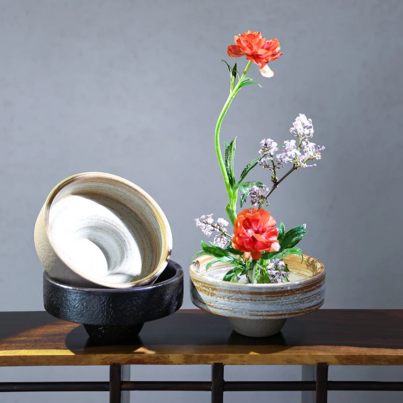 Vaso in ceramica giapponese ra - Ikebana Vase Kenzan recensione e prezzo